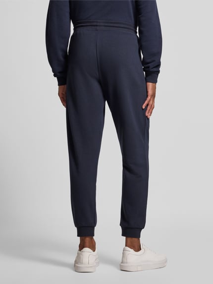Tommy Hilfiger Regular fit sweatpants van katoenmix Marineblauw - 5