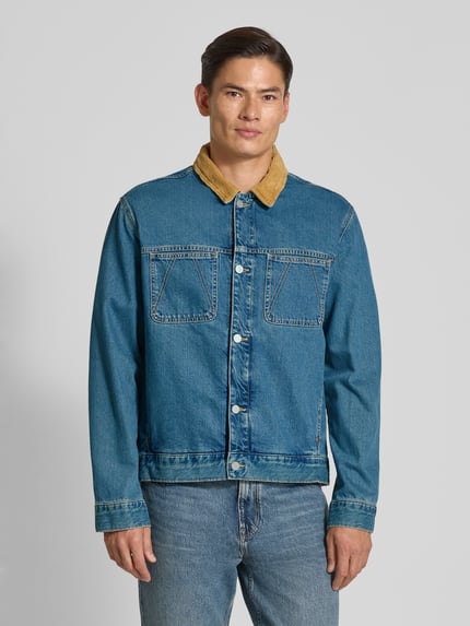 ARMEDANGELS Kurtka jeansowa o kroju relaxed fit z czystej bawełny model ‘AASHTON’ Niebieski 4