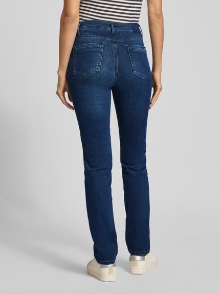 Brax Slim Fit Jeans im Used-Look Modell 'MARY THERMO' Dunkelblau 5