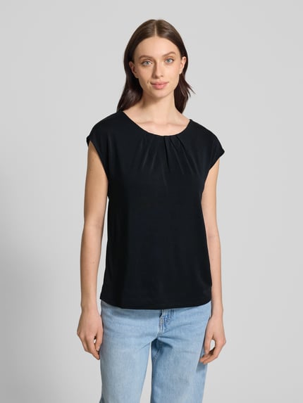 b.young T-shirt z okrągłym dekoltem model ‘Trollo’ Czarny 4