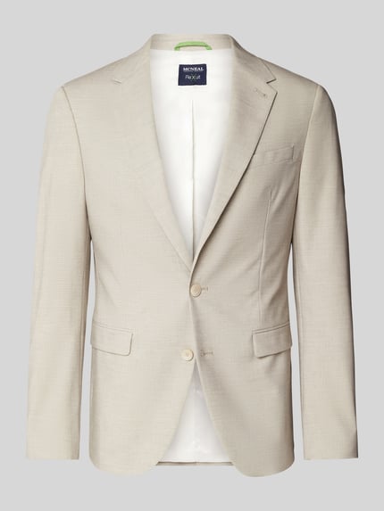 Slim Fit 2-Knopf-Sakko mit Viskose-Anteil Shop The Look MANNEQUINE
