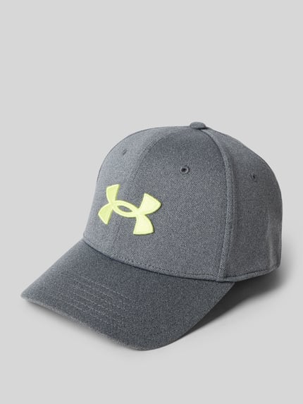 Produktfoto, szara Basecap mit Label-Stitching von Armour z wyhaftowanym logo, wzmocniony daszek, wentylowane otwory, regulowane zapięcie