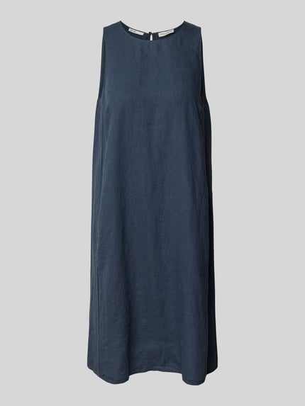 Marc O'Polo Knielanges Kleid aus reinem Leinen Marine 2