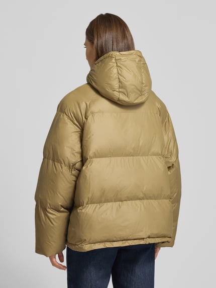 LOLLYS LAUNDRY Kurtka pikowana z kapturem model ‘Shelby’ Khaki 5