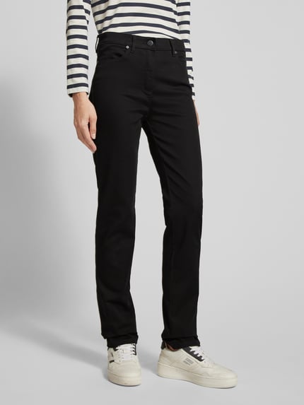 TONI Regular Fit Hose im 5-Pocket-Design Modell 'Be Loved' Black 4