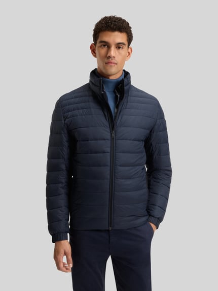BOSS Orange Steppjacke mit Logo-Patch Modell 'Oden2' Marine 4