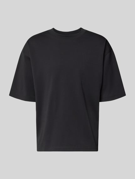 Relaxed Fit T-Shirt mit Rundhalsausschnitt Shop The Look MANNEQUINE