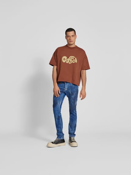 Dsquared2 skinny fit jeans in used-look Blauw - 1