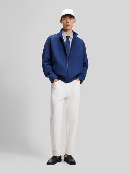 HUGO relaxed fit jeans van puur katoen Offwhite - 1