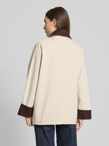 Neo Noir Hemdjacke mit Leistentaschen Modell 'Anastacia' Beige 5