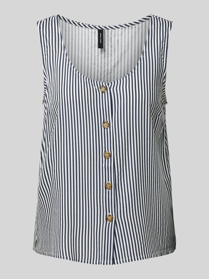 Regular fit blousetop van puur viscose, model 'BUMPY' Shop The Look MANNEQUINE