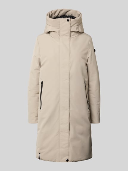 khujo Regular Fit Parka mit Kapuze Modell 'Nellen' Ecru 2