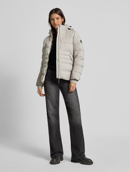 Cars Jeans Puffer Jacket mit Reißverschlusstaschen Modell 'MONYA' Sand 1