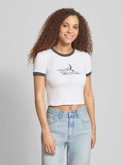 Levi's® Slim Fit T-Shirt aus reiner Baumwolle Weiss 4