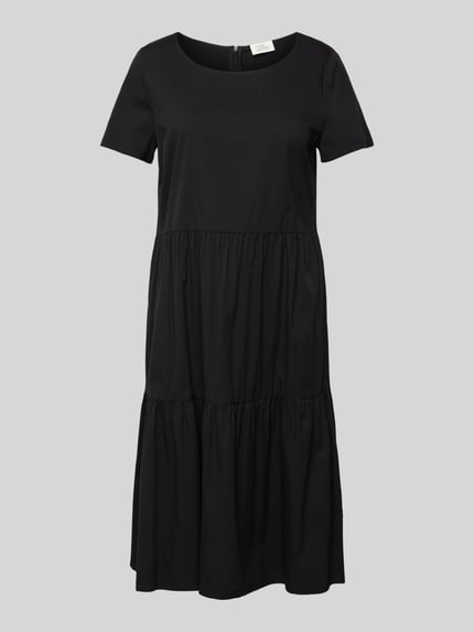 ROBE LÉGÈRE Knielanges Kleid im Stufen-Look Black 2