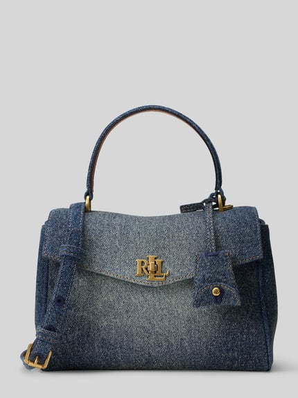 Lauren Ralph Lauren Henkeltasche in Denim-Optik Modell 'FARRH' Jeansblau 2