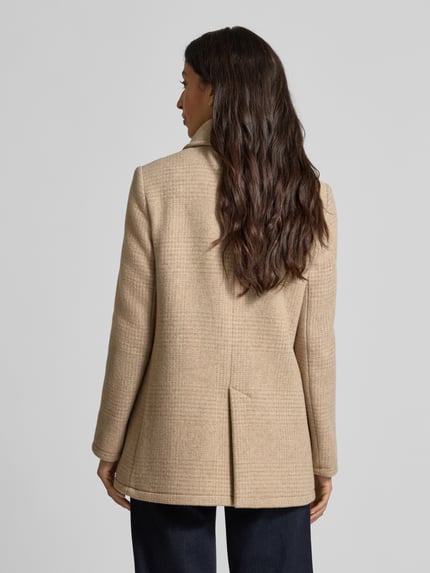 ICONS Cinzia Rocca Jacke aus Woll-Mix mit Reverskragen Sand 5