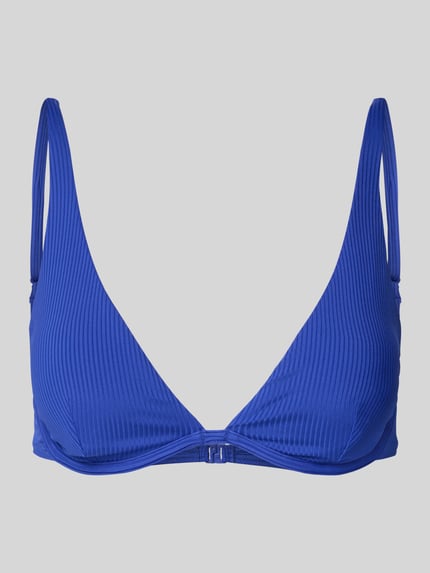 Venice Beach Bikini-Top mit Strukturmuster Modell 'Lucky' Blau 1