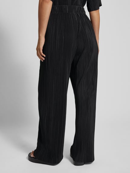 ONLY Hose mit Plisseefalten Modell 'RAVENNA' Black 5