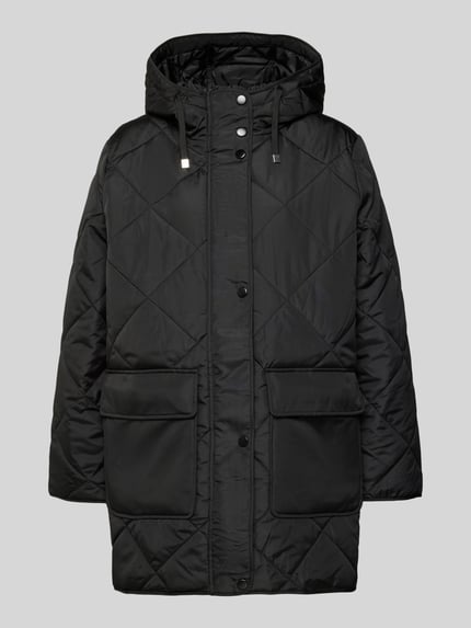 VERO MODA Verkürzter Steppmantel mit Kapuze Modell 'MILLIE TESSA' Black 2