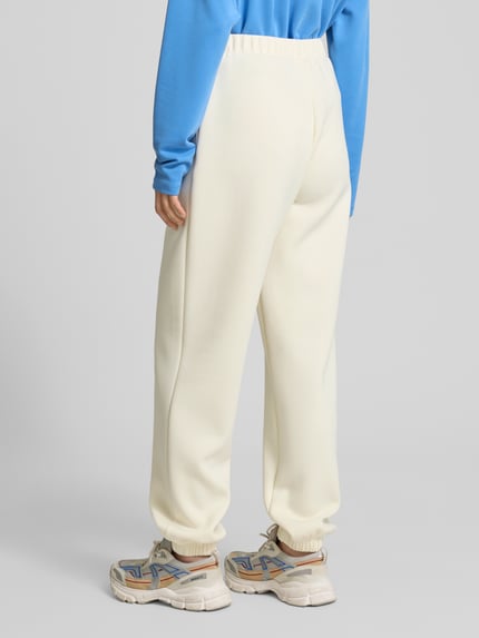 VILA Relaxed fit sweatpants met elastische band, model 'SIFFY' Offwhite - 5