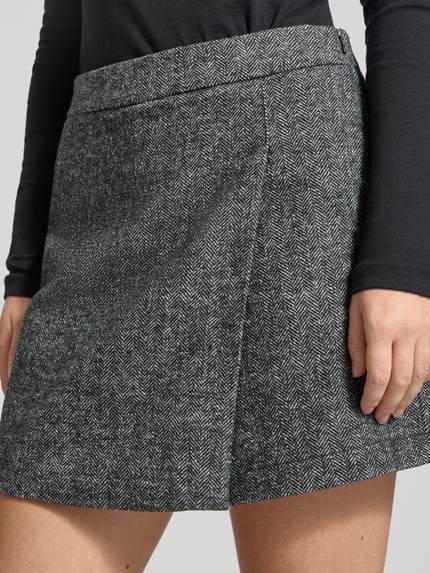 LeGer Minirock mit Nahtreißverschluss Black 3