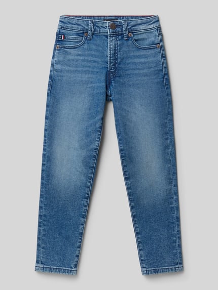 Tommy Hilfiger Kids Straight Fit Jeans aus Baumwoll-Mix Blau 1
