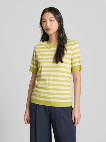 COMMA T-Shirt mit Rundhalsausschnitt Gruen 4