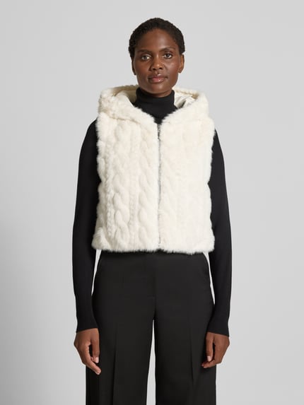 monari Weste mit Kapuze Offwhite 4