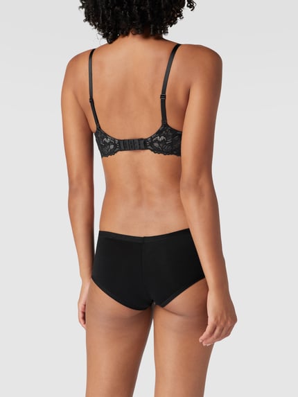 Calvin Klein Underwear Beugelbeha van gebloemd kant  Zwart - 4