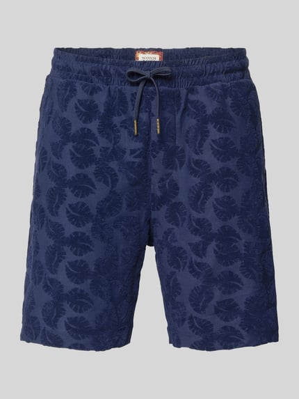 Relaxed Fit Shorts aus Frottee mit Gesäßtasche Shop The Look MANNEQUINE