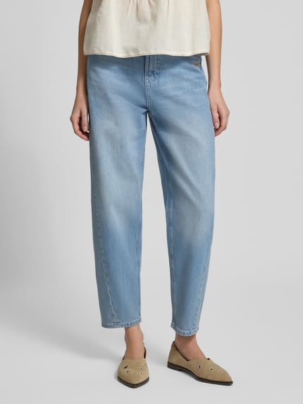 GANG Barrel Fit Jeans mit Label-Detail Modell 'Blake' Blau 4