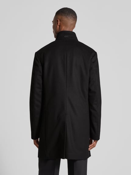 JOOP! COLLECTION Regular Fit Mantel aus Schurwoll-Mix mit Kaschmir-Anteil Modell 'MARON' Black 5