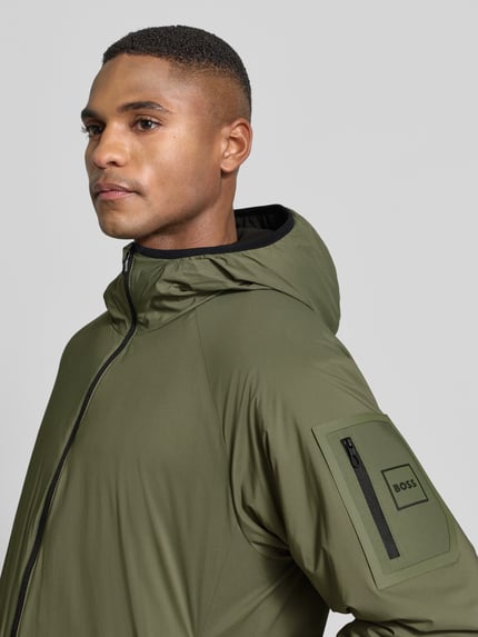 BOSS Green Regular Fit Funktionsjacke Modell 'LITE-X' Dunkelgruen 3