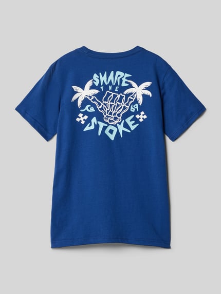 Quiksilver T-shirt met ronde hals Donkerblauw - 3