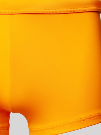 HOM Zwembroek in effen design, model 'SEA LIFE' Oranje - 2