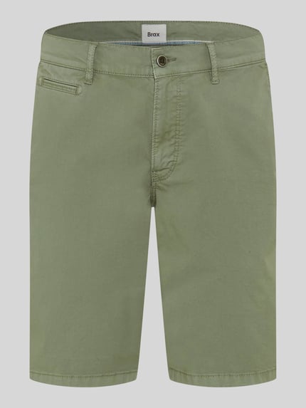 Brax Regular Fit Bermuda aus Baumwoll-Mix Gruen 2