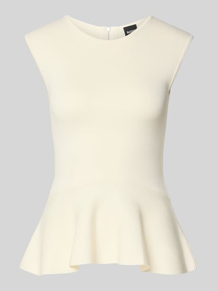 BOSS Regular Fit Top aus Viskose-Mix Modell 'FILLO' Offwhite 2