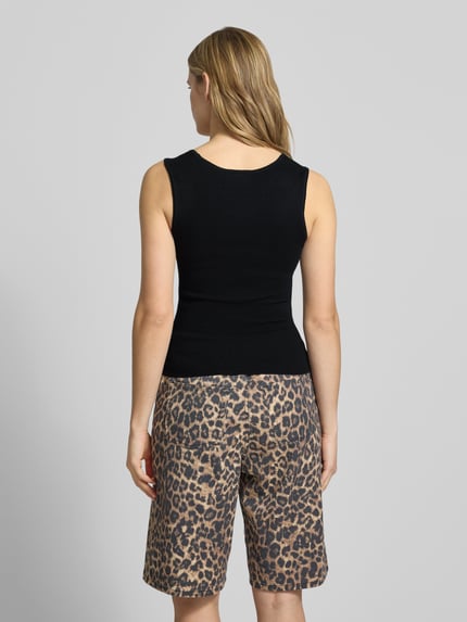 JJXX Top aus Viskose-Mix mit Karree-Ausschnitt Modell 'POSIE' Black 5