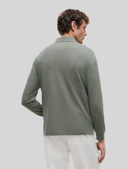 Tommy Hilfiger Regular Fit Poloshirt aus Baumwoll-Mix Oliv 5