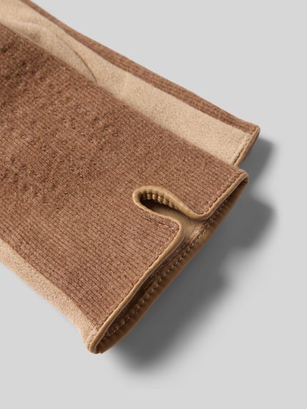 EEM Handschuhe mit kurzem Seitenschlitz Taupe 2