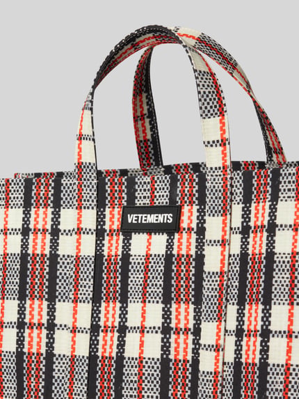 VETEMENTS shopper met draagband Zwart - 3