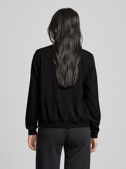VERO MODA Bomberjack met steekzakken opzij, model 'COCO' Zwart - 5