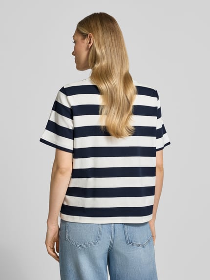 Tom Tailor T-shirt o kroju relaxed fit z czystej bawełny Granatowy 5