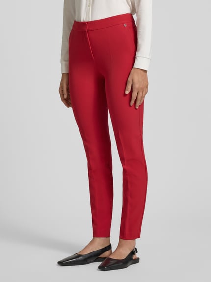 HUGO Slim Fit Hose Haken-Verschluss Modell 'HAGONIA-1' Rot 4