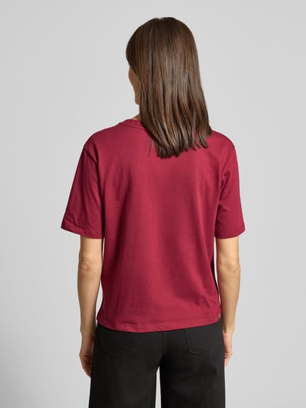Marc Cain T-shirt z nadrukiem z motywem Wiśniowy 5