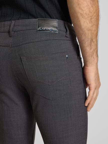 Christian Berg Men Regular Fit Hose mit Eingrifftaschen Black 3