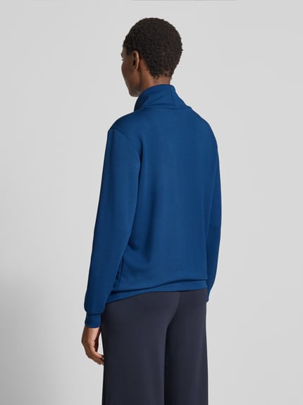 Soyaconcept Bluza ze stójką i tunelem model ‘BANU’ Królewski niebieski 5