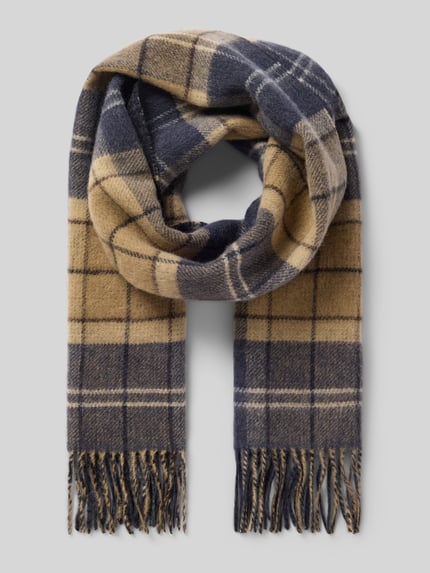 Barbour Schal mit Fransenabschluss Beige 1