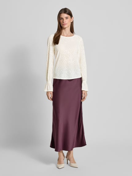 Christian Berg Woman Selection Shirt met lange ballonmouwen Ecru - 1